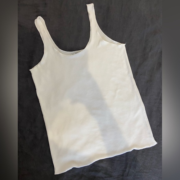 Zara knit off white tank - Picture 4 of 5